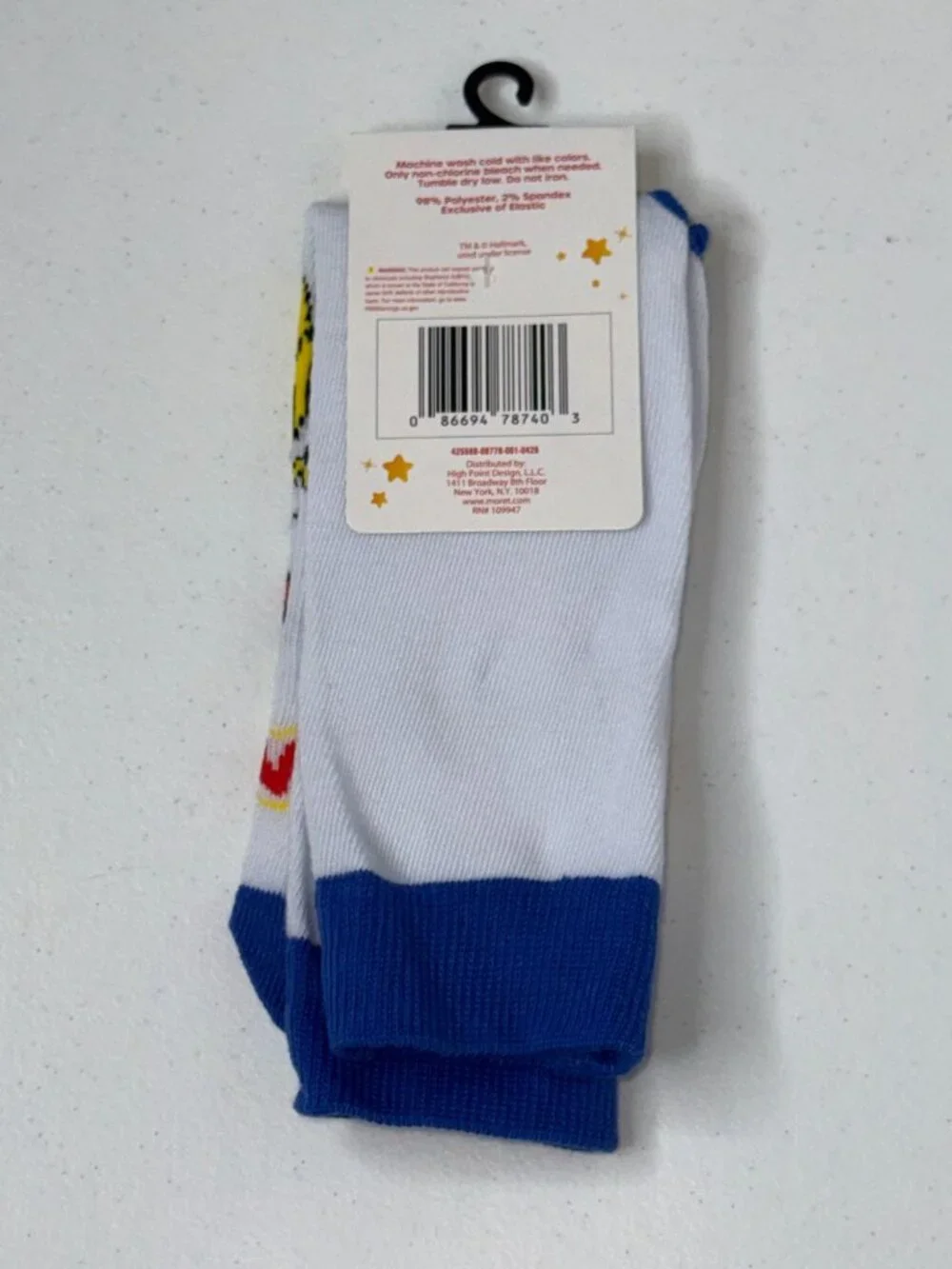 Rainbow Brite Crew Socks NWT Adult One Size